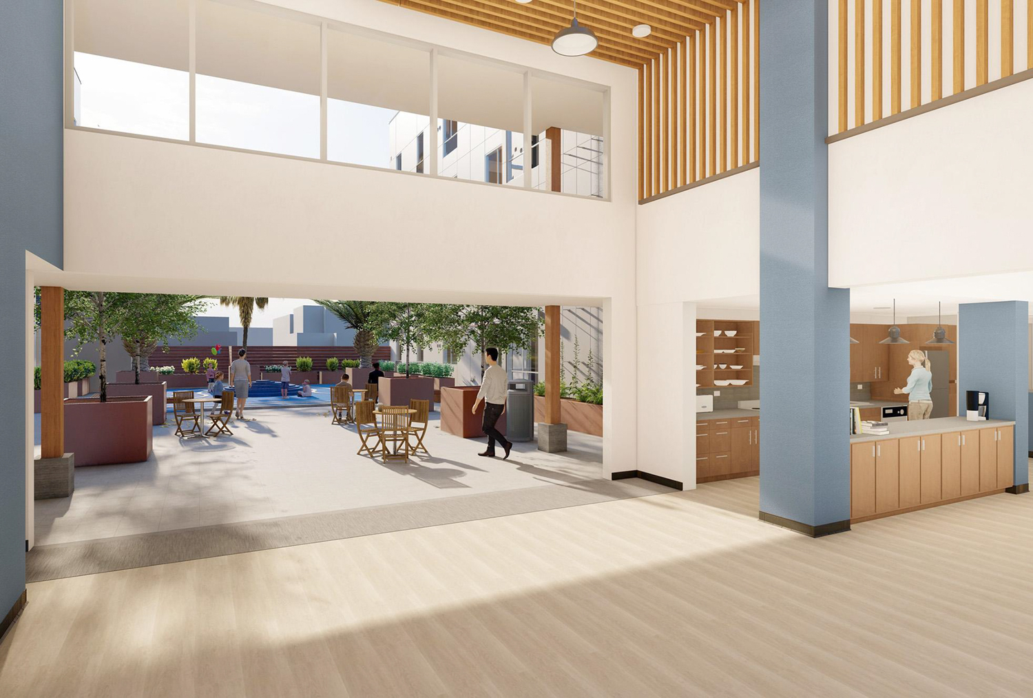 2201 Brush Street interior view, rendering by PYATOK