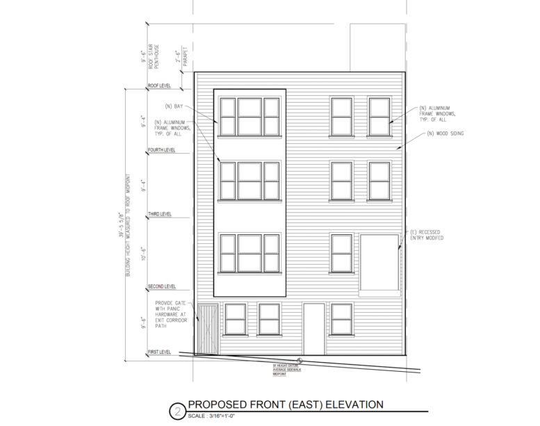 268 Fair Oaks Street front view, illustration by Shatara Architects
