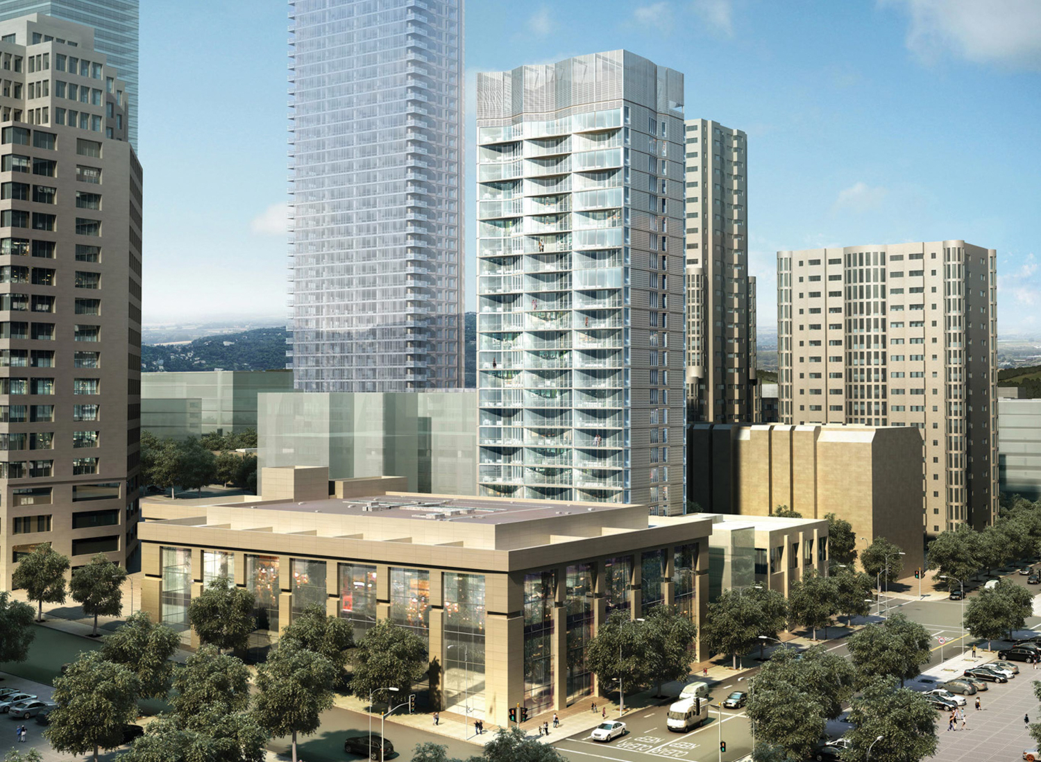 325 Fremont Street front view, rendering by Handel Architects