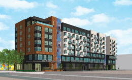 380 North 1st Street from 1st Street, rendering by Studio T Square