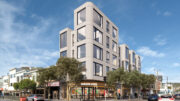 3900 Geary Boulevard establishing view, rendering by RG Architecture