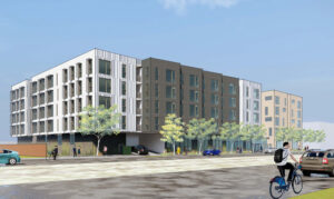 525 North Capitol Avenue, rendering by David Baker Architects