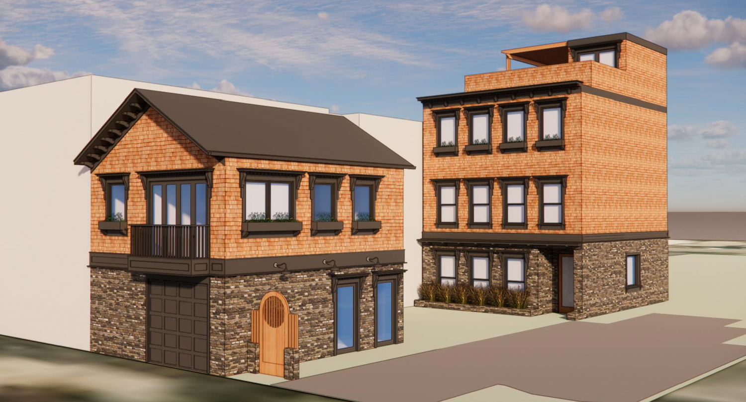 722 19th Avenue, rendering by Poppy Architecture & Design
