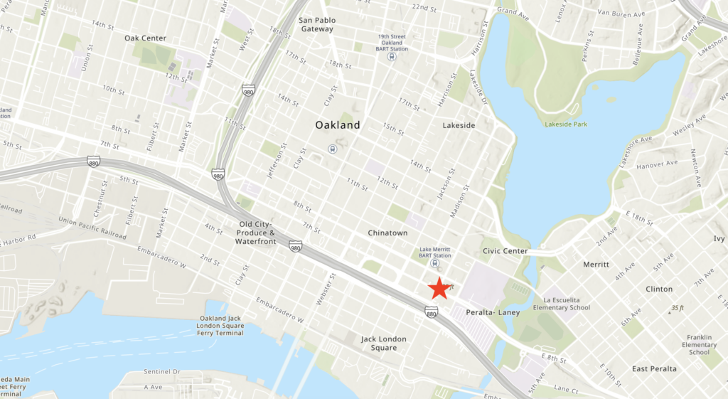 92 7th Street Site Location, image via ArcGIS Online