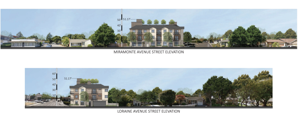 996 Loraine Avenue Site Elevations, image by SDG Architects