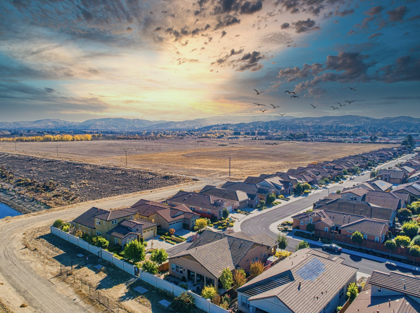 Arroyo Lago Aerial Concept Rendering, image via 330 Land Company