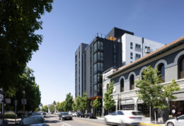 Felix at 420 Mendocino Avenue exterior view, image by Steven Magner