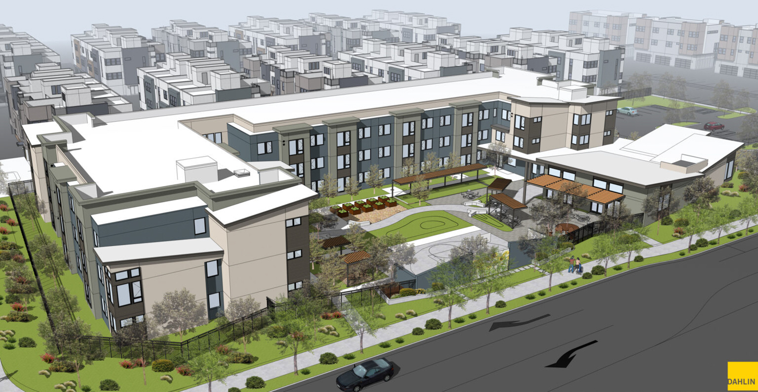 Grace Pointe, rendering by Dahlin Group