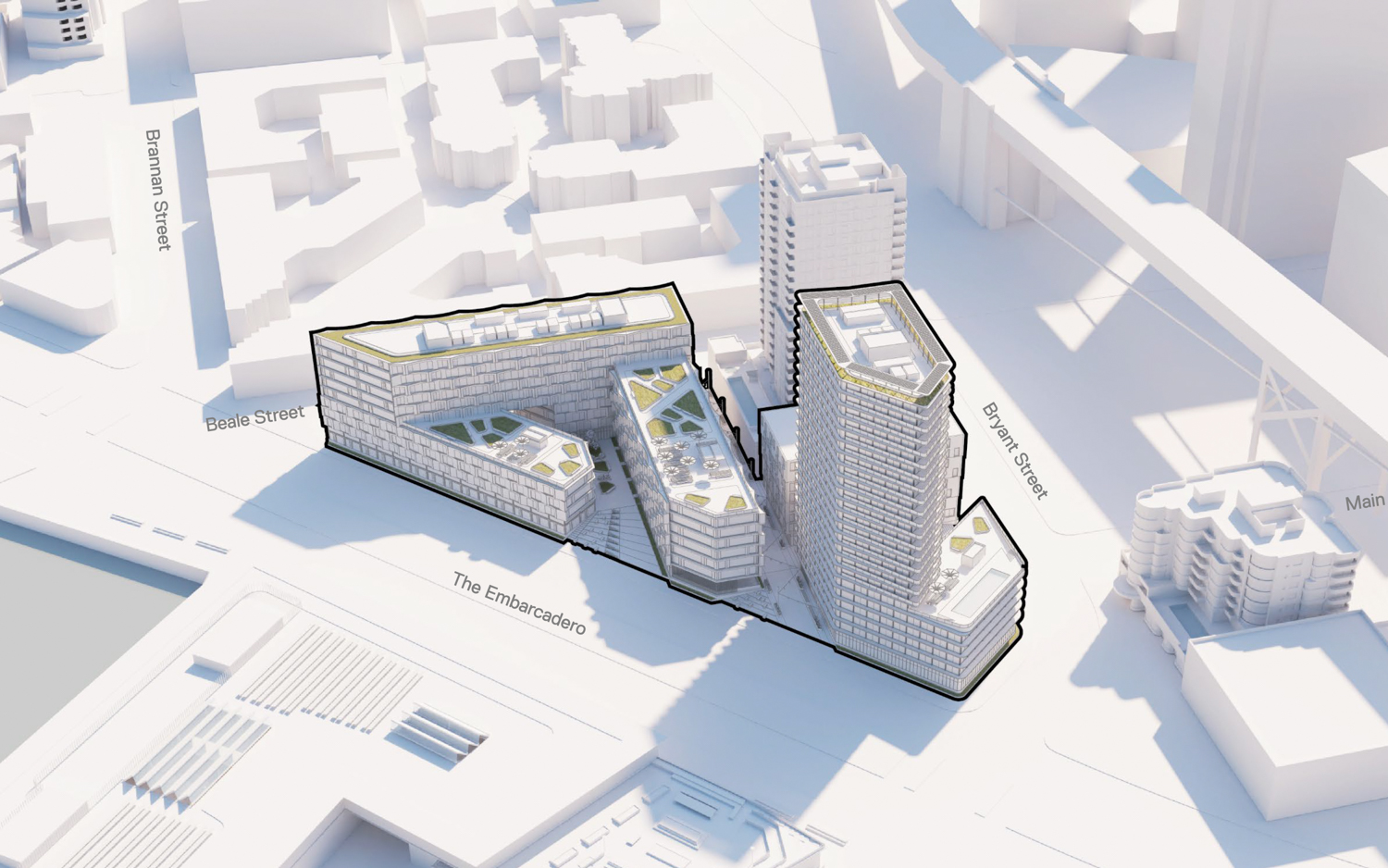 Seawall Lot 330, rendering by Grimshaw