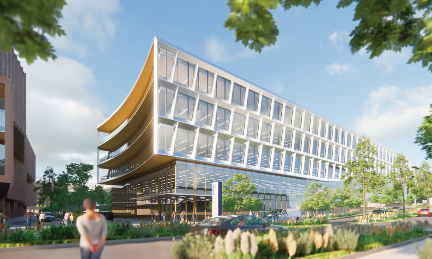 Tanforan Mall lab conceptual view, rendering by Gensler