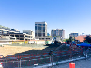 185 Park Avenue foundation work underway, image by author