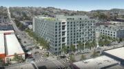 300 De Haro Street aerial view, rendering by BAR Architects & Interiors