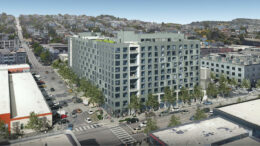 300 De Haro Street aerial view, rendering by BAR Architects & Interiors