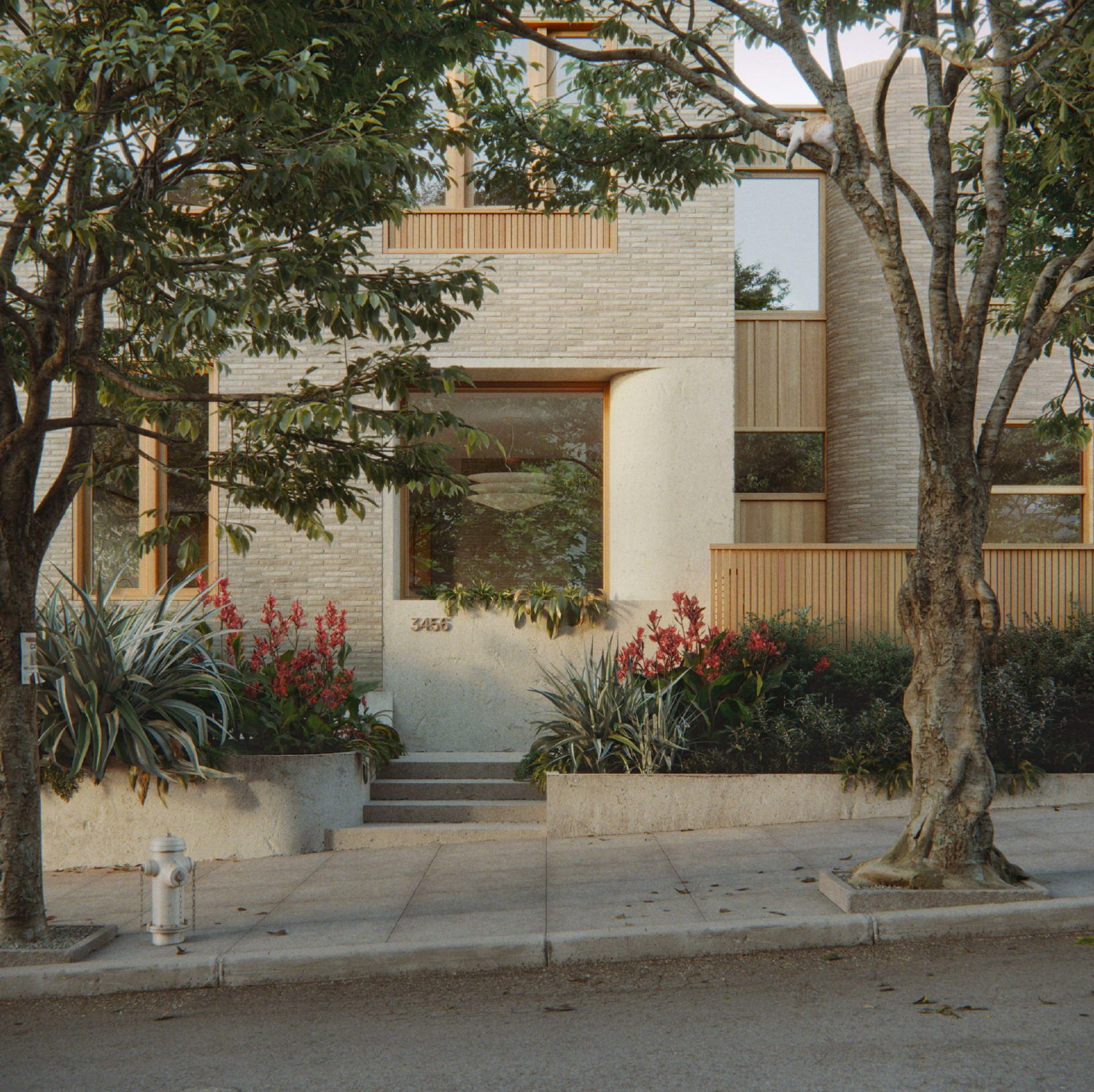 3456 Washington Street, rendering by Obata Noblin Office