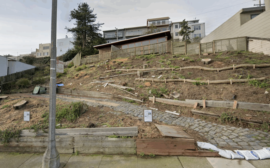 445 Ortega Street Current Site, image via Google Street View