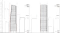 536 Mission Street office variant elevations, illustration by SOM