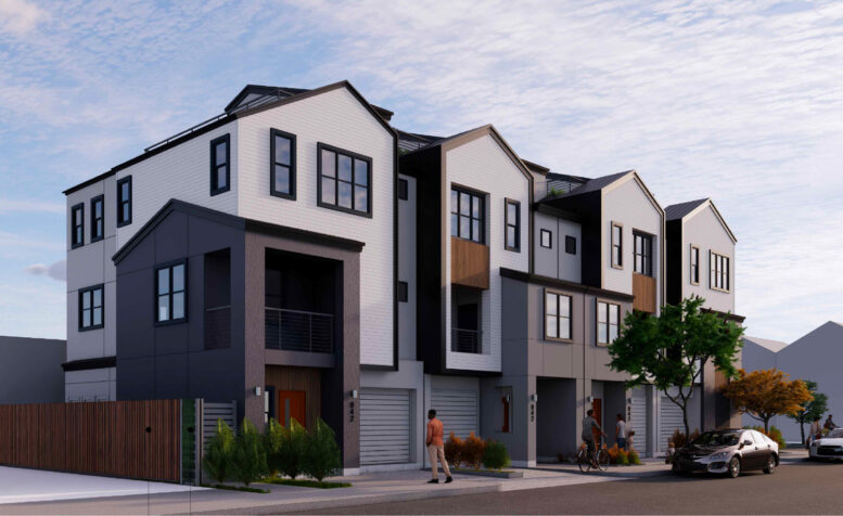 942 Pine Street establishing view, rendering by Collaborative Design Studio