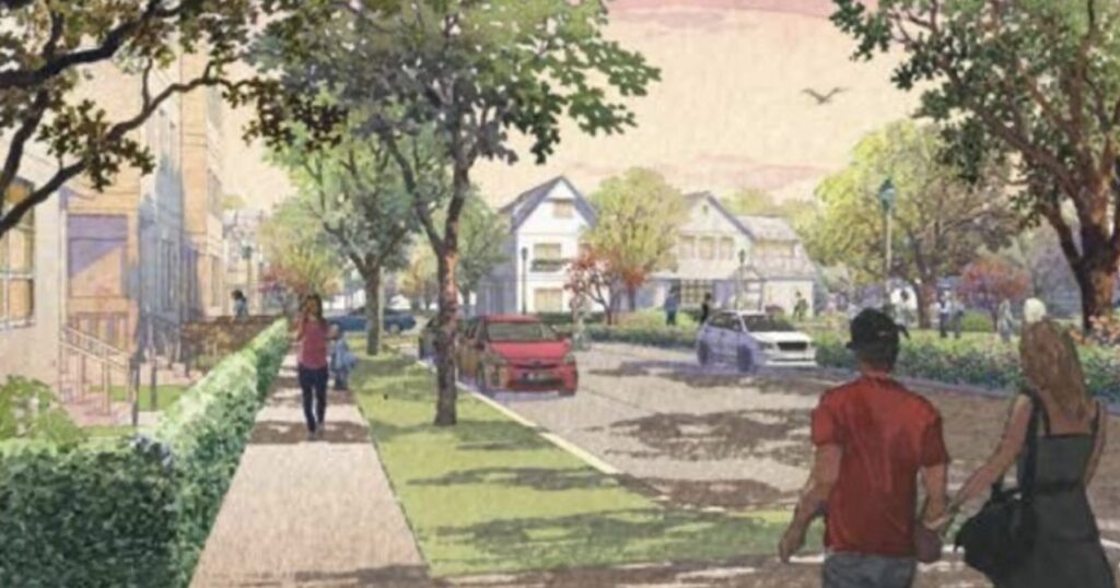 Oak Knoll Neighborhood Concept Rendering, image via Hart Howerton