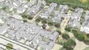 Oak Knoll Neighborhood Layout Concept Rendering, image via Hart Howerton