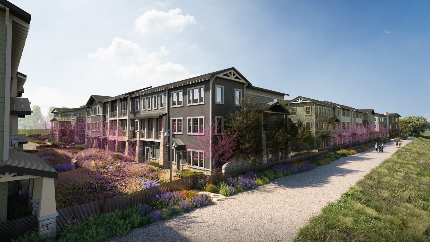 Positas Park aerial view, rendering by BDE Architecture