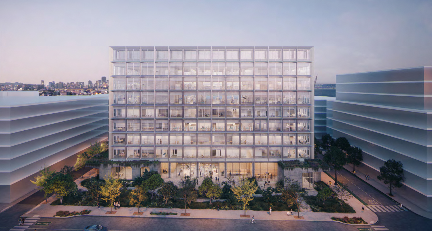 Potrero Power Station Block 2, rendering by Herzog & de Meuron