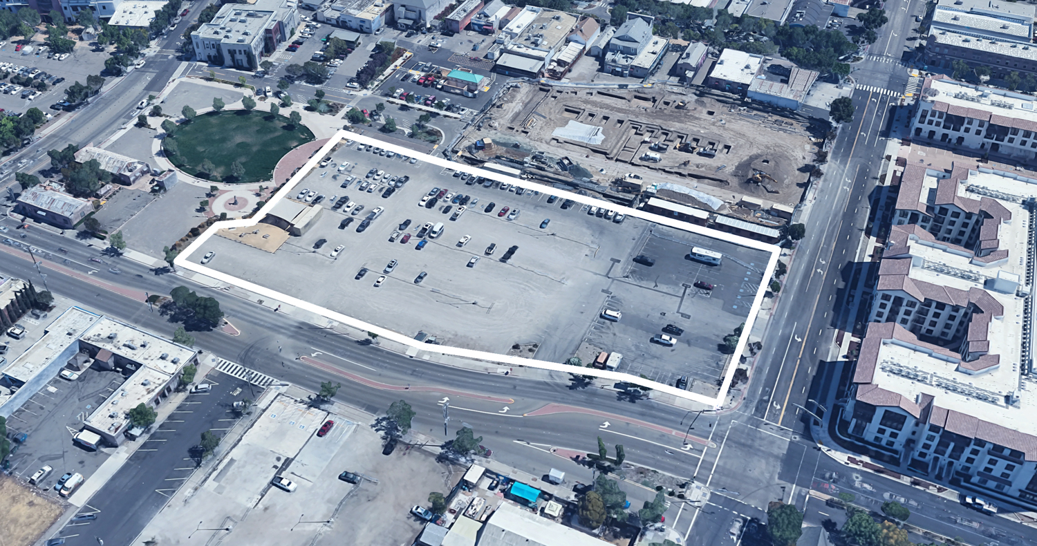Railroad Avenue project, image via Google Satellite