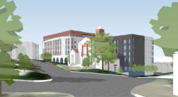 111 Fairmount Avenue seen across 29th Avenue, rendering by SmithGroup