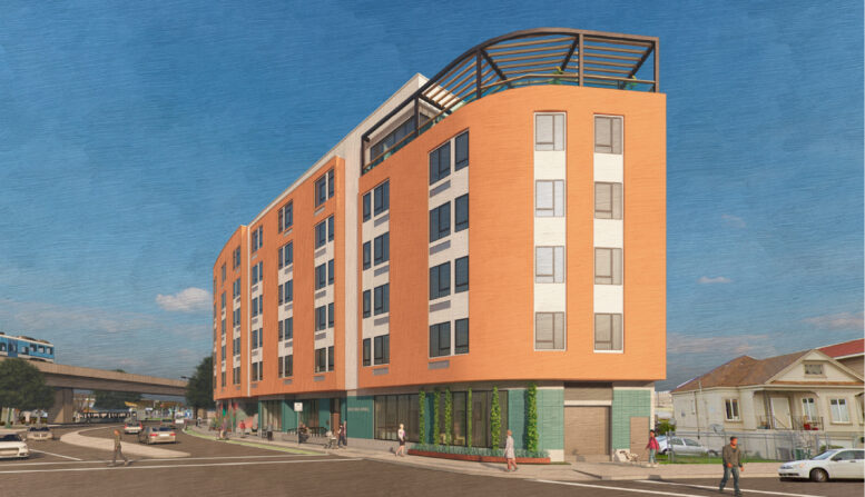 1223 33rd Avenue pedestrian view, rendering by PYATOK