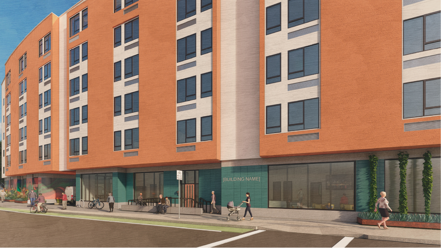 1223 33rd Avenue sidewalk view, rendering by PYATOK
