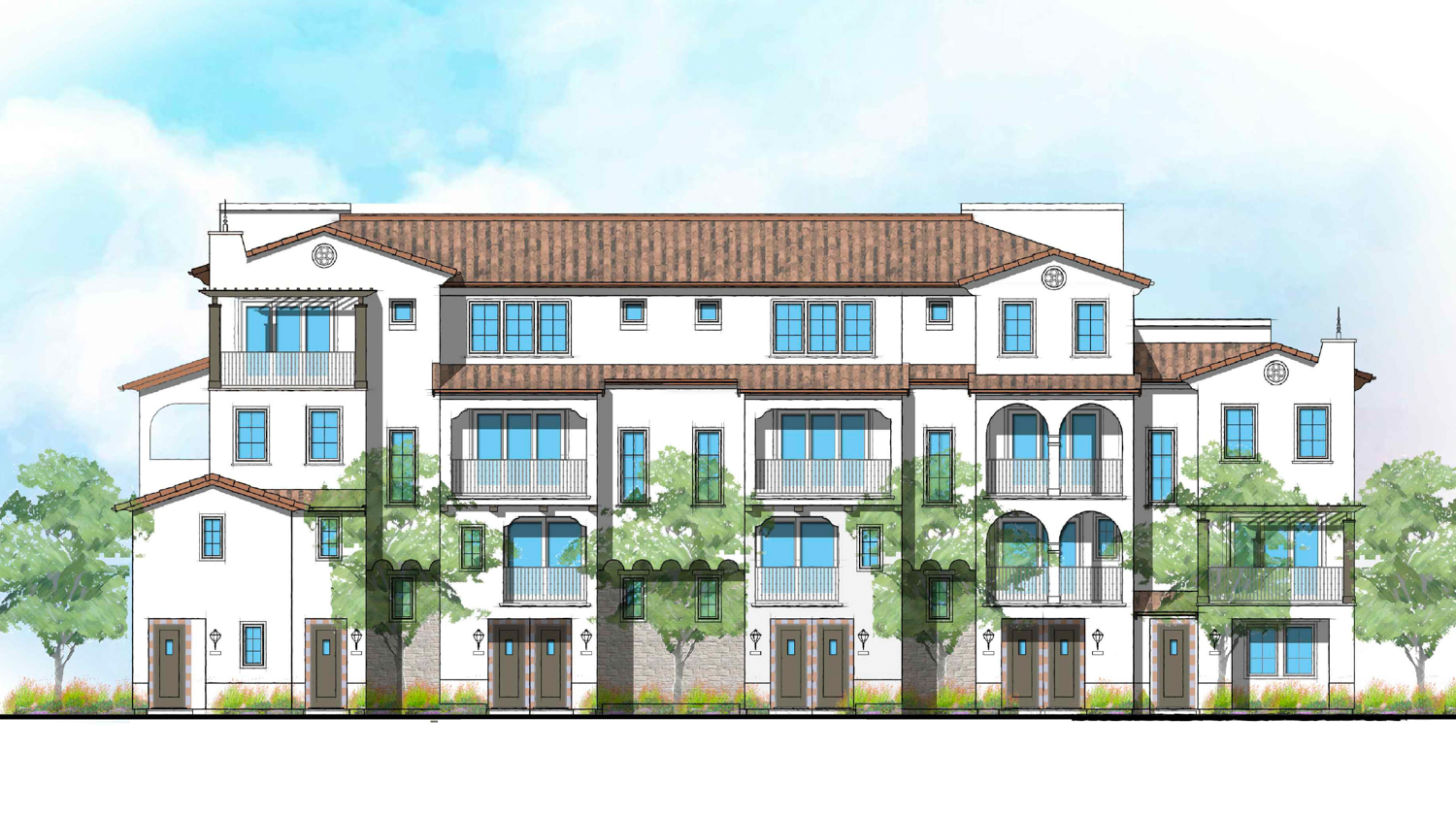1320 Marshall Street Building C, illustration by Hunt Hale Jones Architects