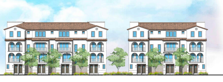 1320 Marshall Street buildings, illustration by Hunt Hale Jones Architects