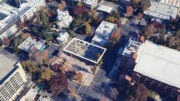 1515 I Street outlined approximately by YIMBY, image via Google Satellite