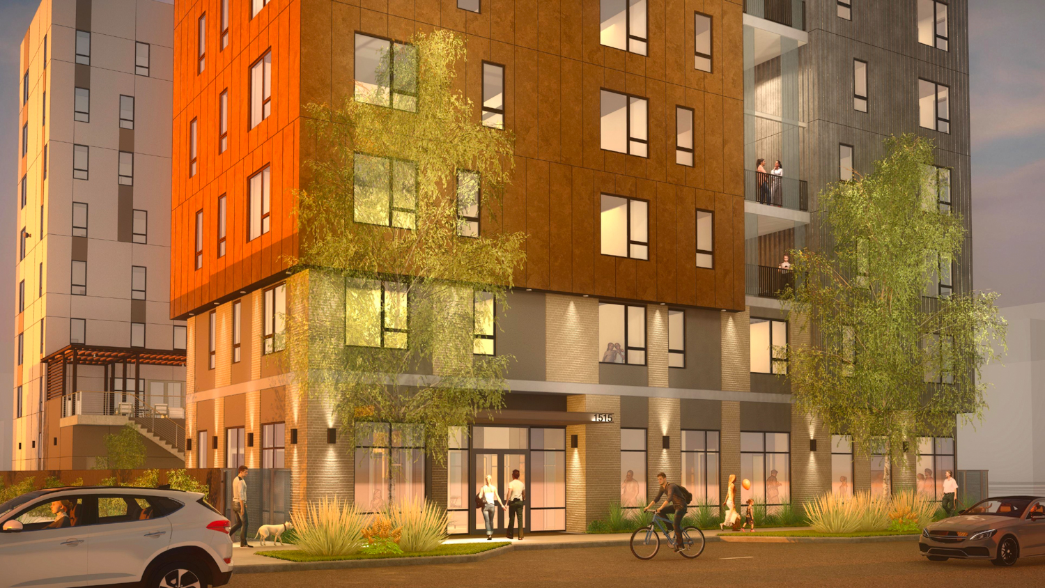 1515 I Street street improvements, rendering by Mogavero Architects