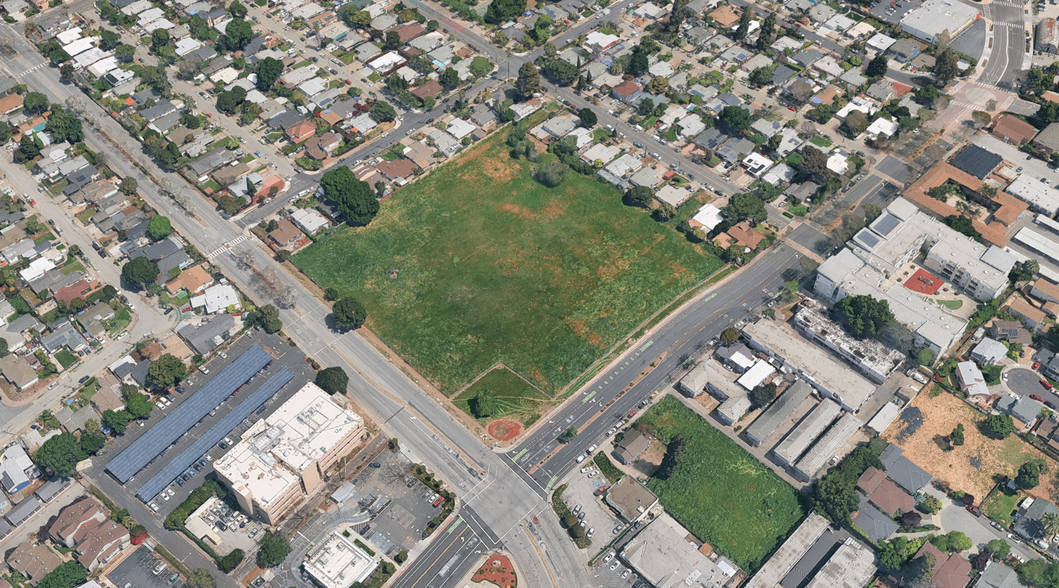 1675 Bay Road, image via Google Satellite