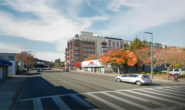 2094 Mount Diablo Boulevard, rendering by LCA Architects