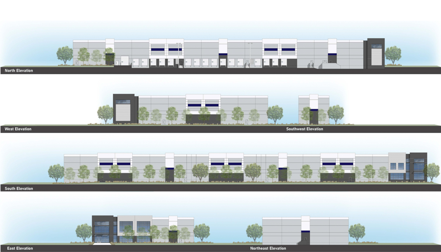 2334 Lundy Place vertical elevation, illustration by HPA Architecture