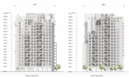 255 West Julien Street Building Elevations, image by Studio Gang