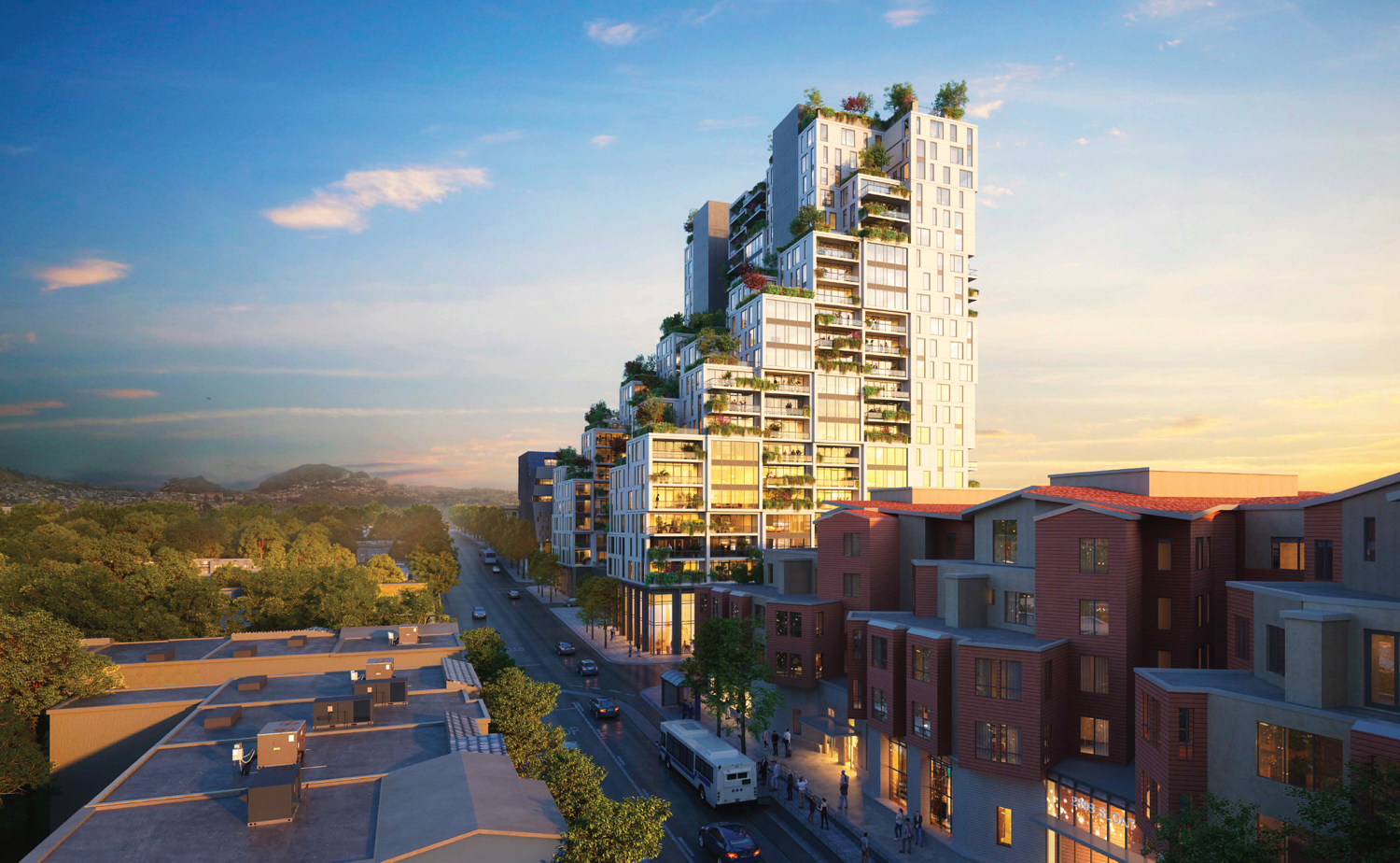 2700 Sloat Boulevard, rendering by SCB