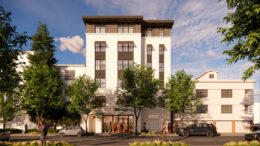2727 Haste Street establishing view, rendering by SDT Architects