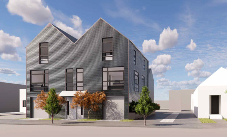 2812 8th Street, rendering by Kava Massih Architects