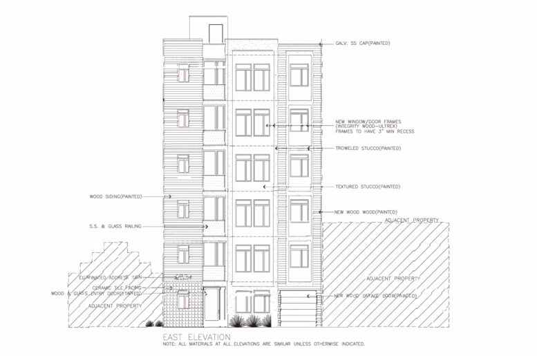 2834 San Jose Avenue, illustration by Zone Design Development