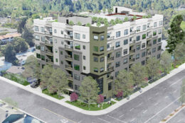 296 Tyrella Avenue aerial view, illustration by Berry and Associates