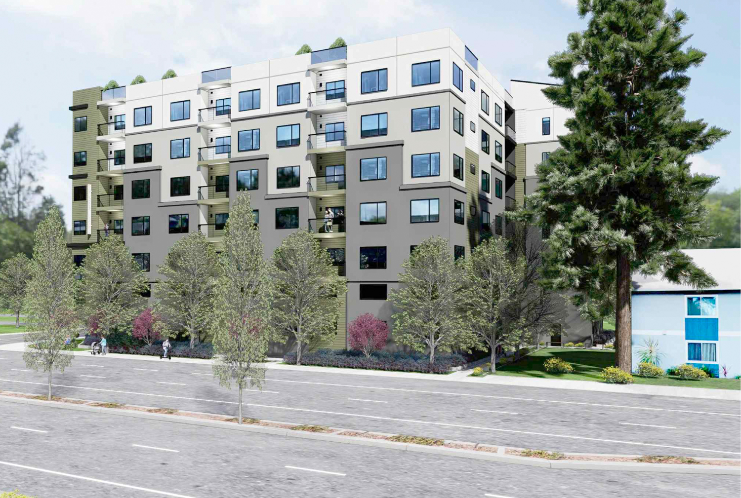 296 Tyrella Avenue street view, illustration by Berry and Associates