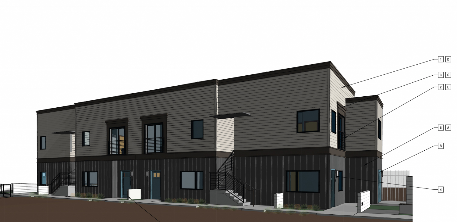 3694 Elby Lane side view, rendering by CRKW Studio