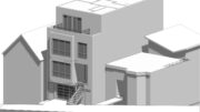 611 Rhode Island Street front view, illustration by RDK Consulting