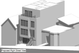 611 Rhode Island Street front view, illustration by RDK Consulting