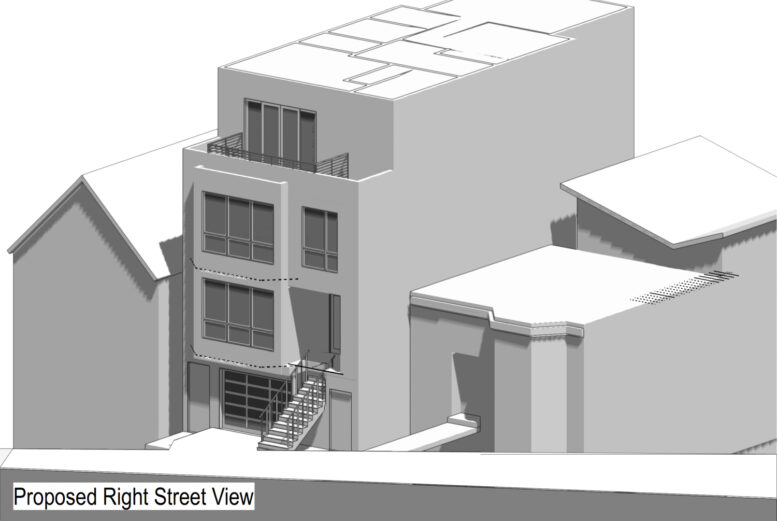 611 Rhode Island Street front view, illustration by RDK Consulting