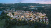 Clearview Housing aerial perspective, rendering by KTGY