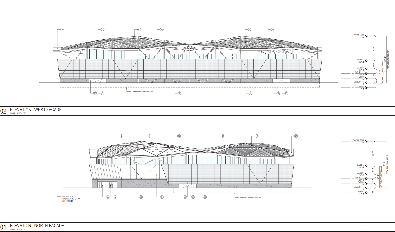 NVIDIA Starbase elevations, illustration by Gensler
