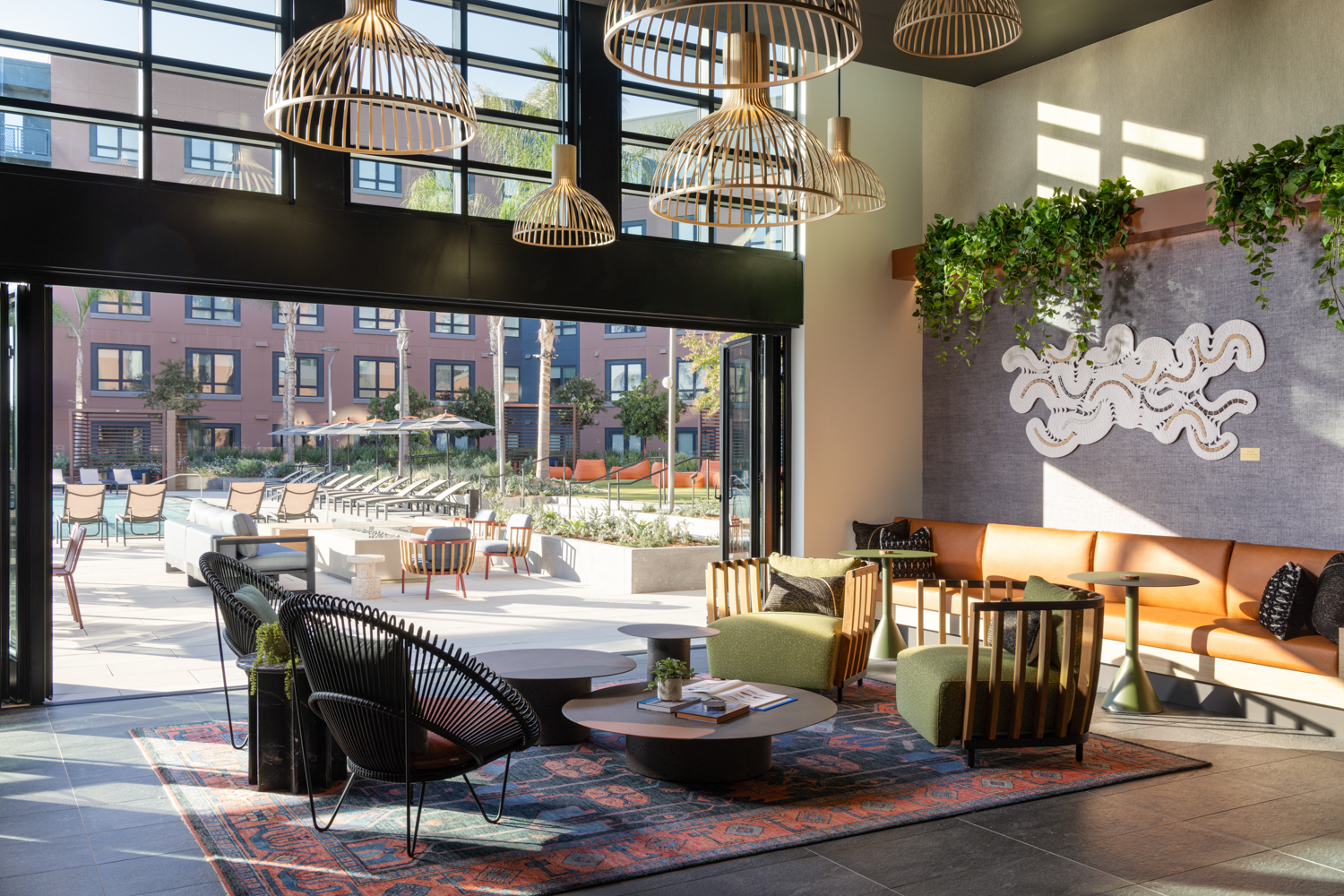 Orlo interior communal lounge, image by Steve Magner